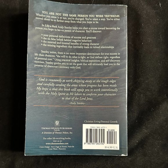 Andy Stanley LIKE A ROCK, Dan Schaeffer DEFINING MOMENTS - 2 book bundle - Picture 3 of 5